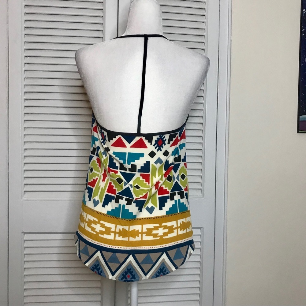 NWT Graphic Print Top by Monteau - Picture 4 of 4